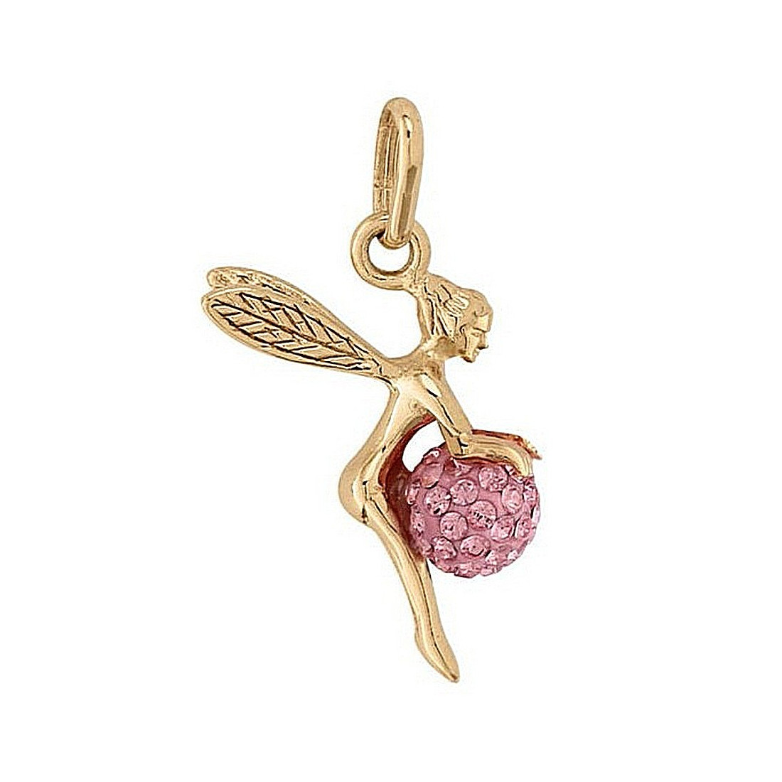 Pendentif Chaîne Opale Plaqué Or Rose Collier ANGE en forme de rose Lotus Stone 