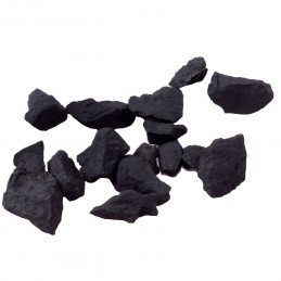 Lot de 400 gr de shungite chungite noire pierres brutes minéraux