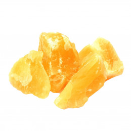Lot de 400 grammes de Calcite Orange du Brésil pierres brutes