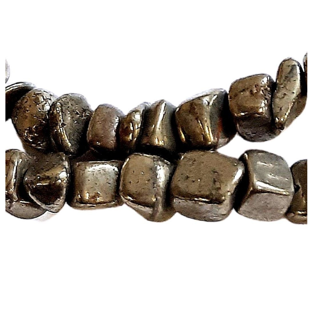 Fil de chips perles en pyrite naturelle - fil de 38cm