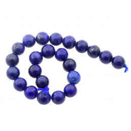 Fil de 48 perles rondes 8mm 8 mm en lapis lazuli lazulis A