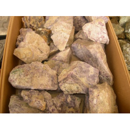 Lot de 400 gr de fluorite de France pierres brutes