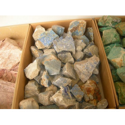 Lot de 200 gr de lapis lazulis bleu pierres brutes