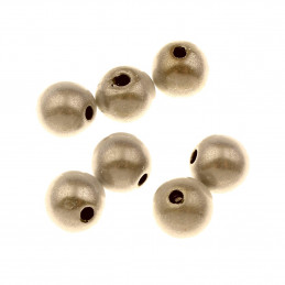 Lot de 100 perles miracles magiques 6mm 6 mm - Gris fonçé