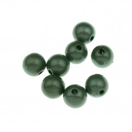 Lot de 50 perles miracles magiques 8mm 8 mm - Light Noir (noir clair)