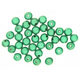 Lot de 50 perles miracles magiques 8mm 8 mm - Vert émeraude