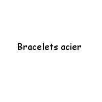 Bracelet en Acier Inoxydable pas cher - Bracelets Cuir Acier Noir