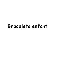 Bracelet Fantaisie Enfant (Fille, Garçon, Bébé) : Bracelet Argent, Cuir